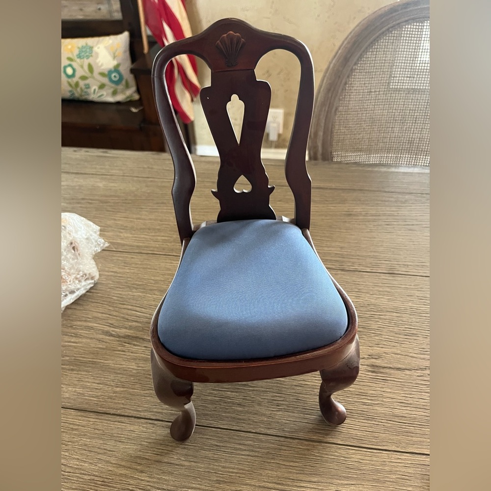 American Girl PC Felicity 18” Doll Wooden Chair